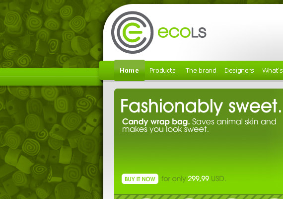 (2009) ECOLS, which stands for Eco Lifestyle, is a physical and online shop that focuses on innovative products made of recycled materials using alternative manufacturing methods. Starting from the idea that e-commerce doesn't have to look unattractive, the open source-based development was combined with a complete and carefully tailor-made graphic language which translated the client's philosophy, business goals, and strategic need of having a strong identity and enjoyable customer experience in both physical and online shops.
                                <br><br><a href = 'https://www.ecols.com' target='new'>www.ecols.com</a>