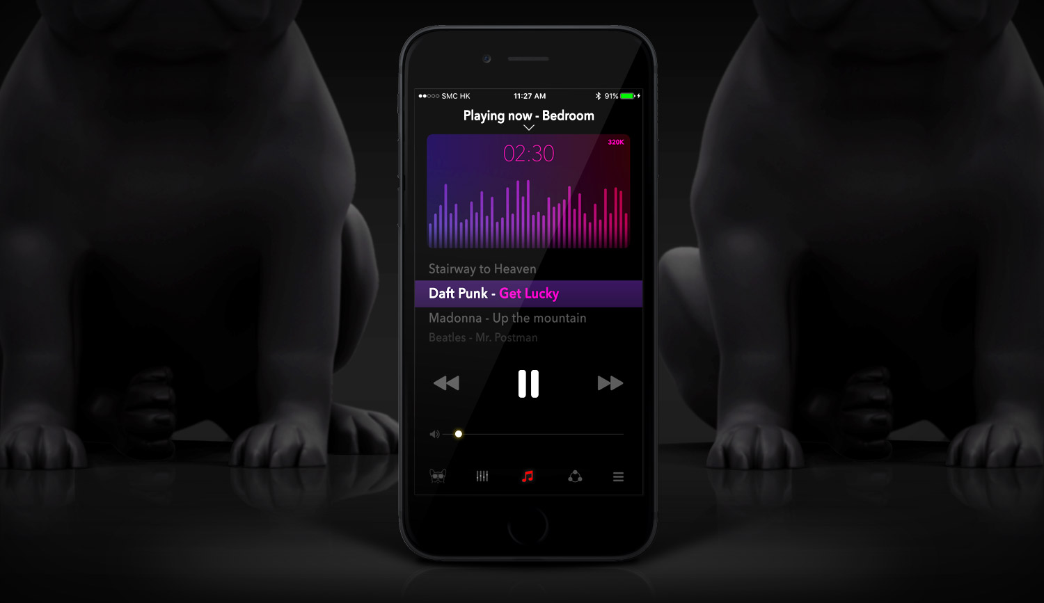 Jarre Aerobull Music Player App