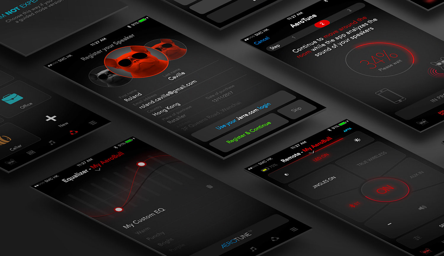 Jarre Aerobull Music Player App