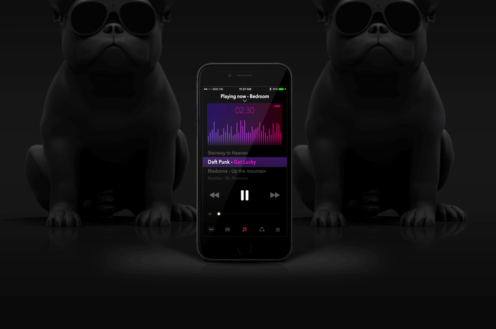 Jarre Aerobull Music App Design Hong Kong